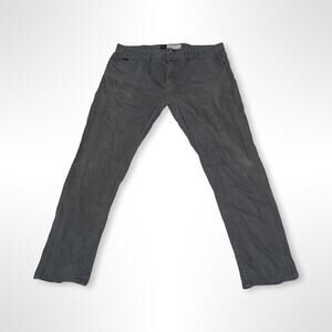 RVCA Daggers Denim Charcoal Grey Slim Straight Jeans